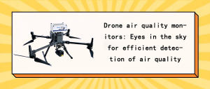 Drone air quality monitors: Eyes in the sky for efficient detection of air quality